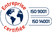 Logo Certification ISO 9001 et 14001